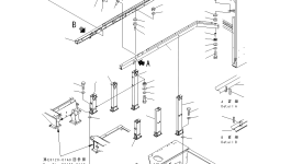 Кронштейн 42C-54-13220 Komatsu