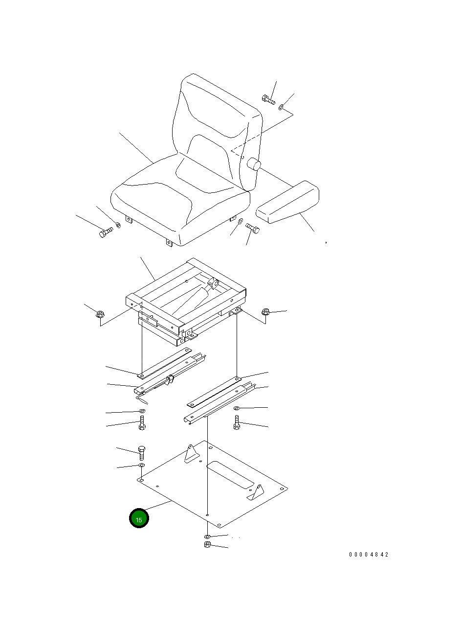 Кронштейн 23B-57-31113 Komatsu