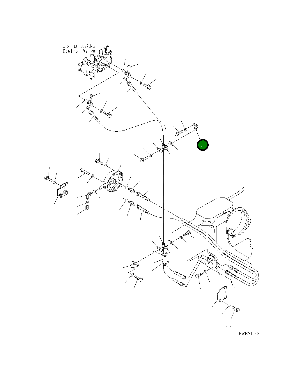 Кронштейн 195-61-51510 Komatsu