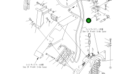 Кронштейн 21J-973-1960 Komatsu
