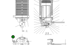 Кронштейн 566-35-6A941 Komatsu