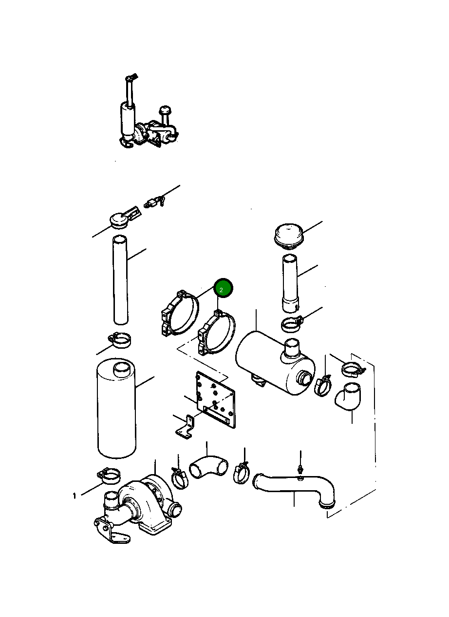 Крепёжная лента 1250 398 H1 Komatsu