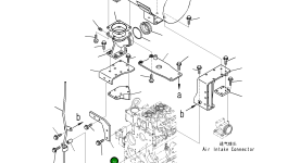 Кронштейн 6754-11-6120 Komatsu