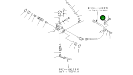 Кронштейн 175-06-25210 Komatsu