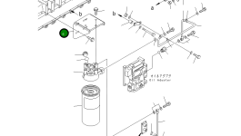 Кронштейн 6933-51-5873 Komatsu
