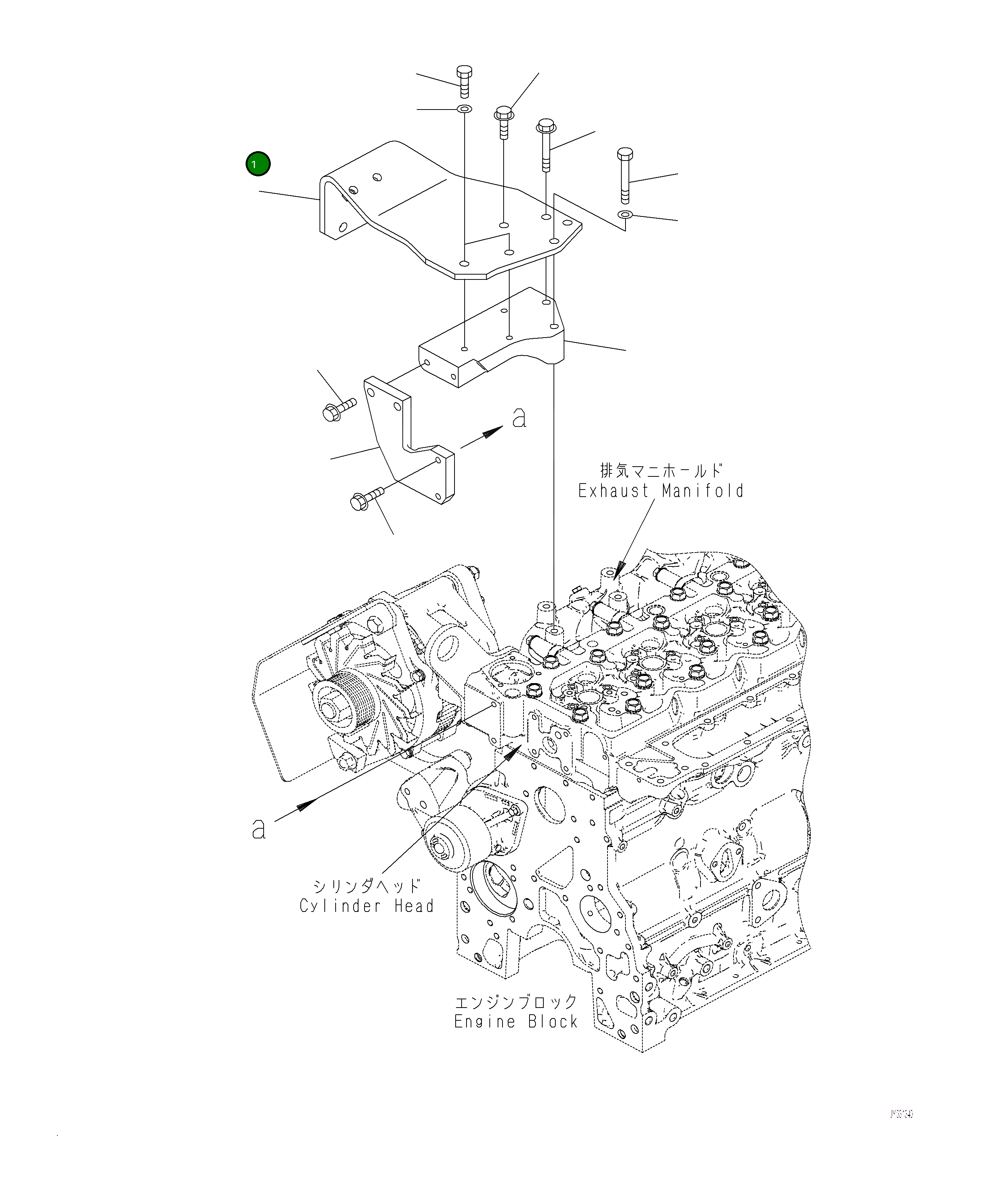 Кронштейн 6756-11-5610 Komatsu