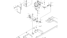 Кронштейн 195-04-45111 Komatsu