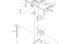 Кронштейн 22J-43-18233 Komatsu