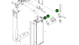 Кронштейн 154-03-75931 Komatsu