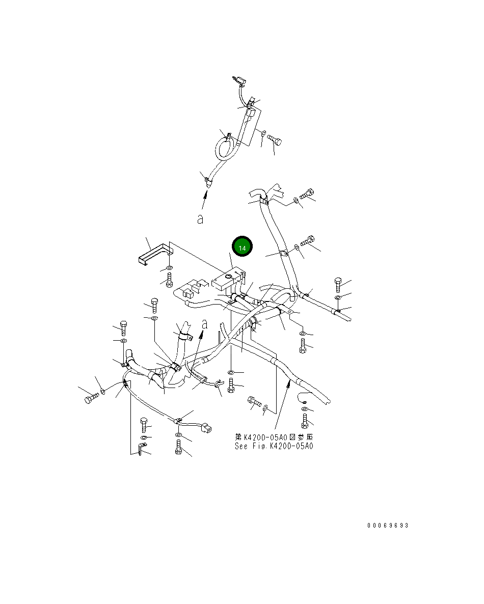 Лист 423-Z91-3280 Komatsu