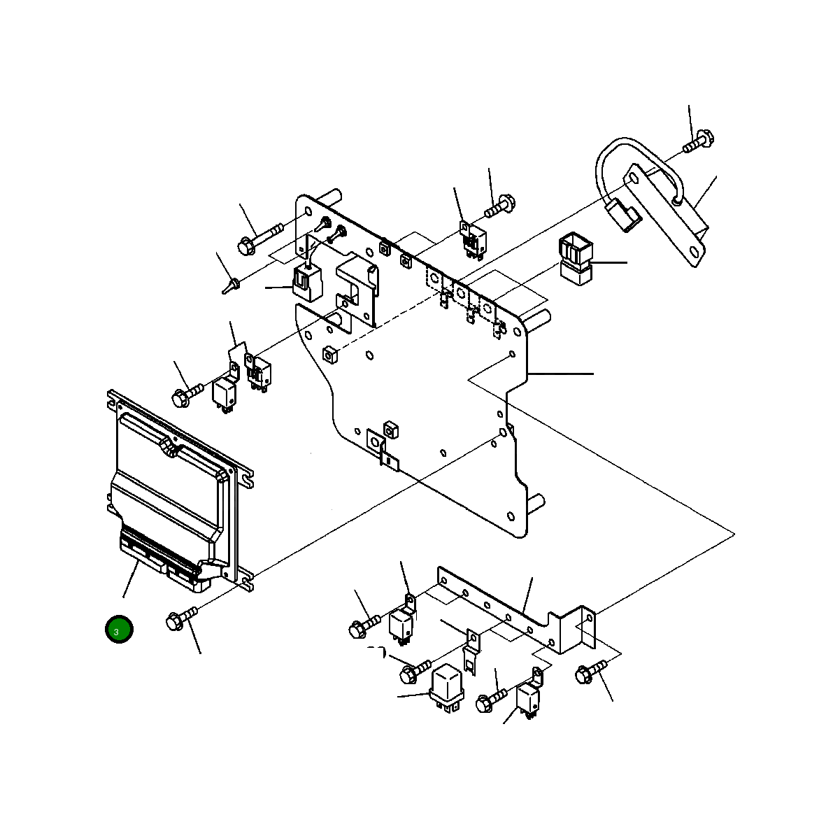 Контроллер 7835-46-3003 Komatsu
