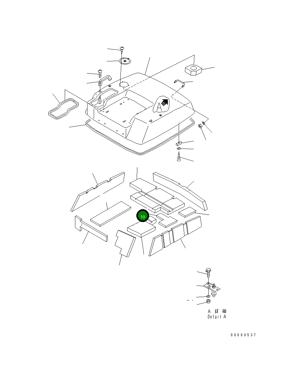 Лист 363-54-33440 Komatsu