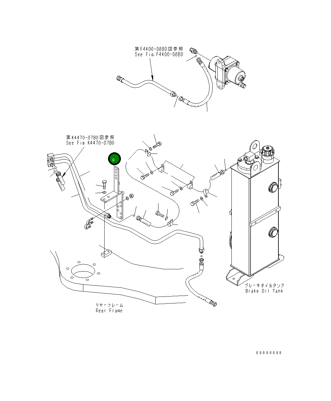 Кронштейн 427-43-29240 Komatsu