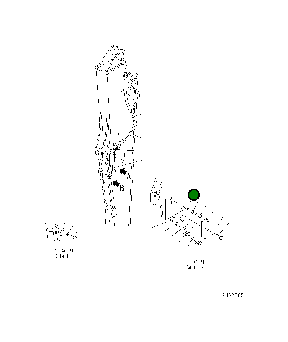 Кронштейн 203-943-6220 Komatsu