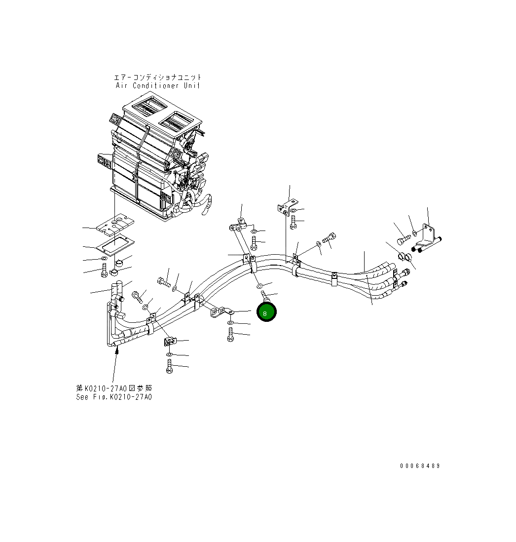 Кронштейн 418-07-41770 Komatsu