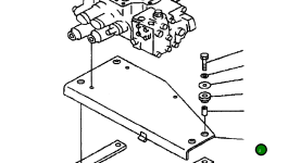 Кронштейн 424-64-23110 Komatsu