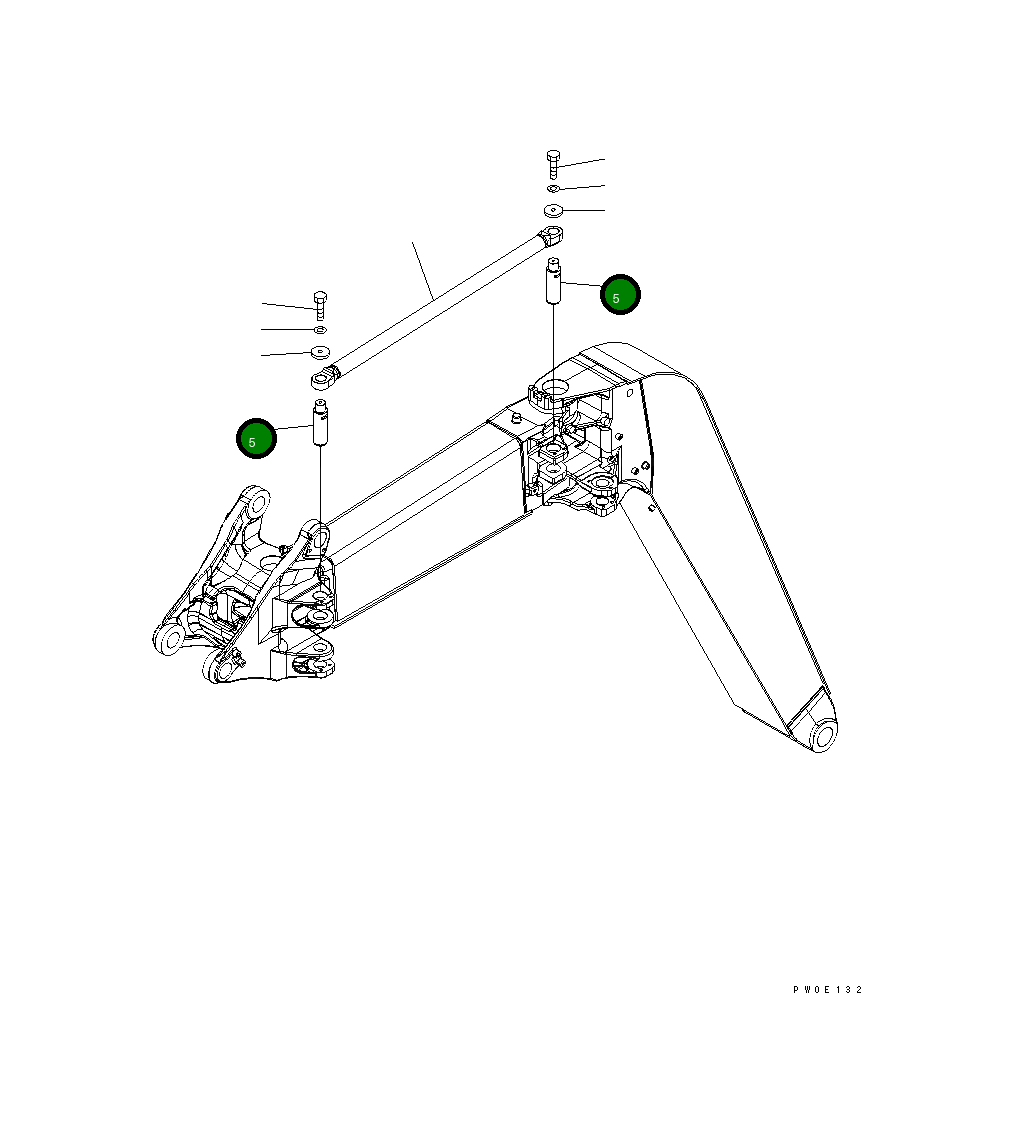 Палец 21W-70-46170 Komatsu