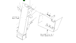 Кронштейн 569-54-82311 Komatsu