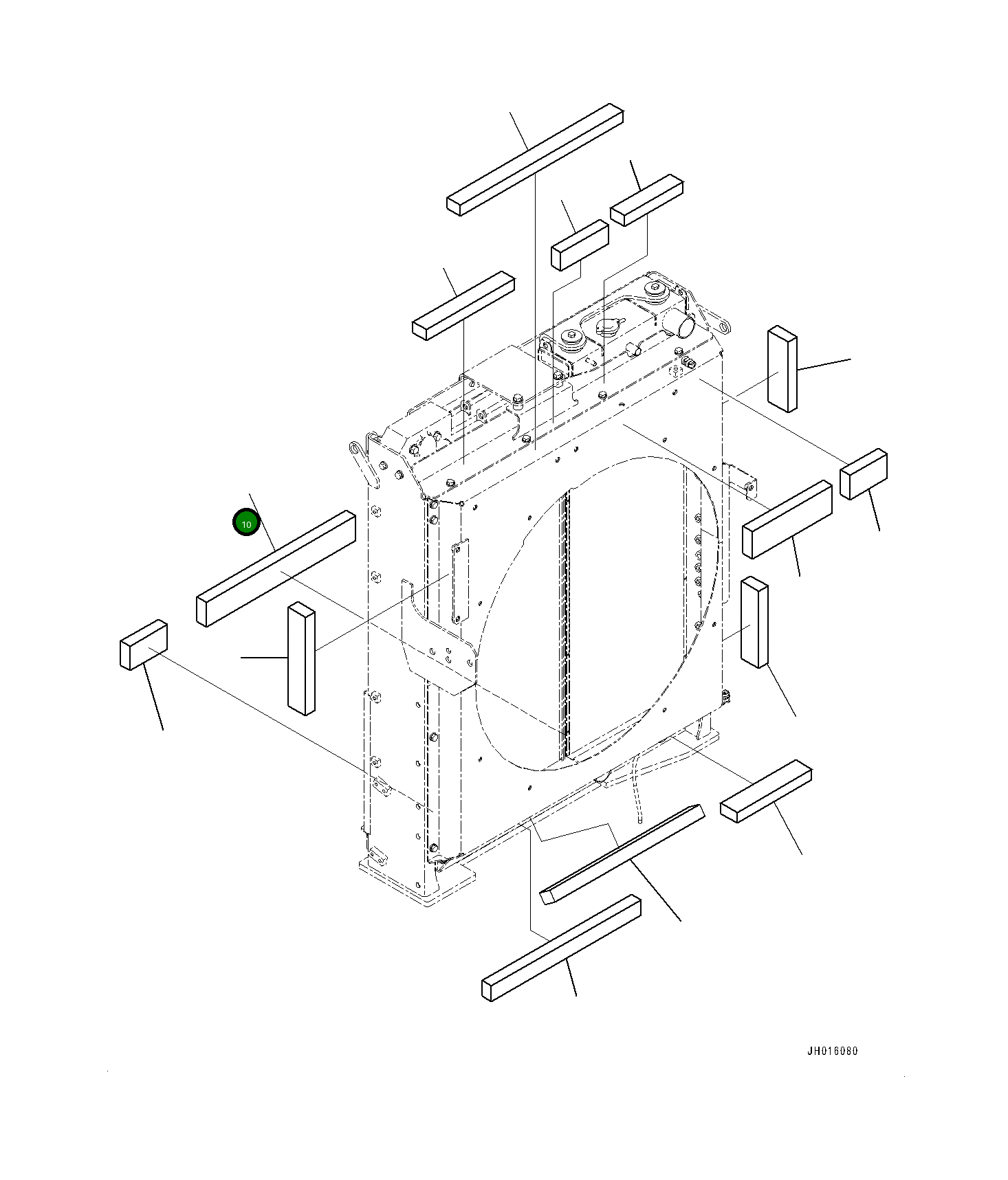 Лист 208-03-76940 Komatsu