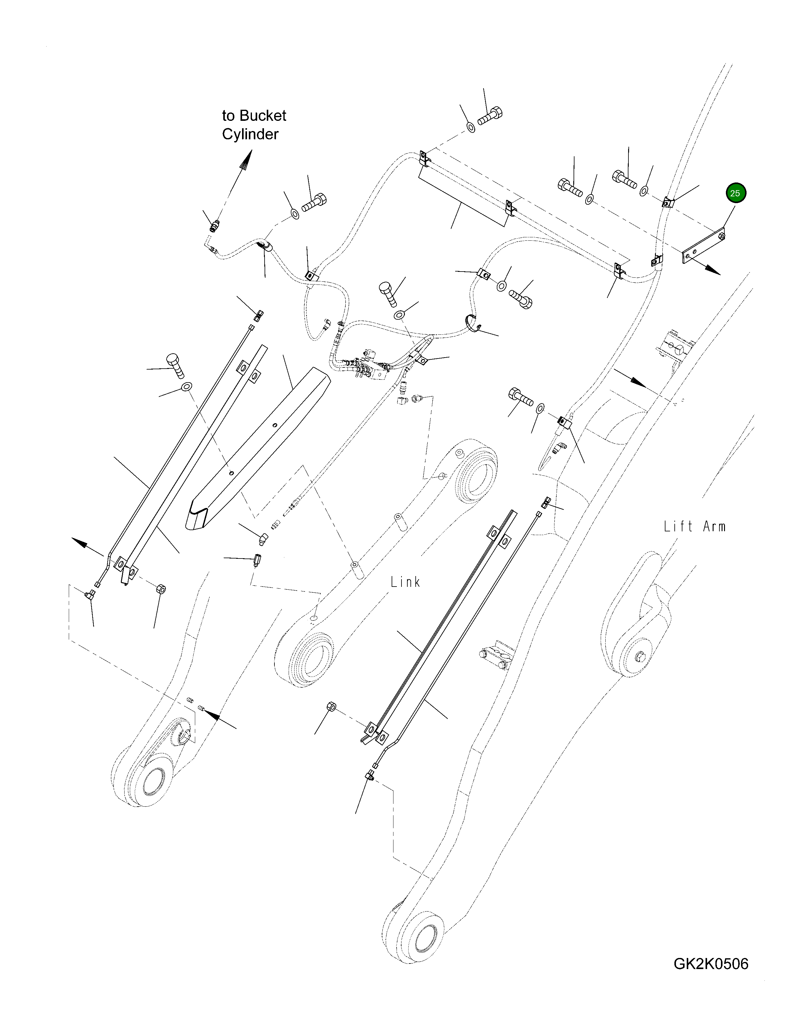 Кронштейн 419-S95-H510 Komatsu