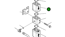 Обратный клапан 419-87-52400 Komatsu