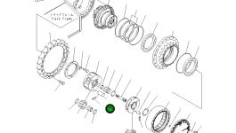 Палец 22U-27-21230 Komatsu