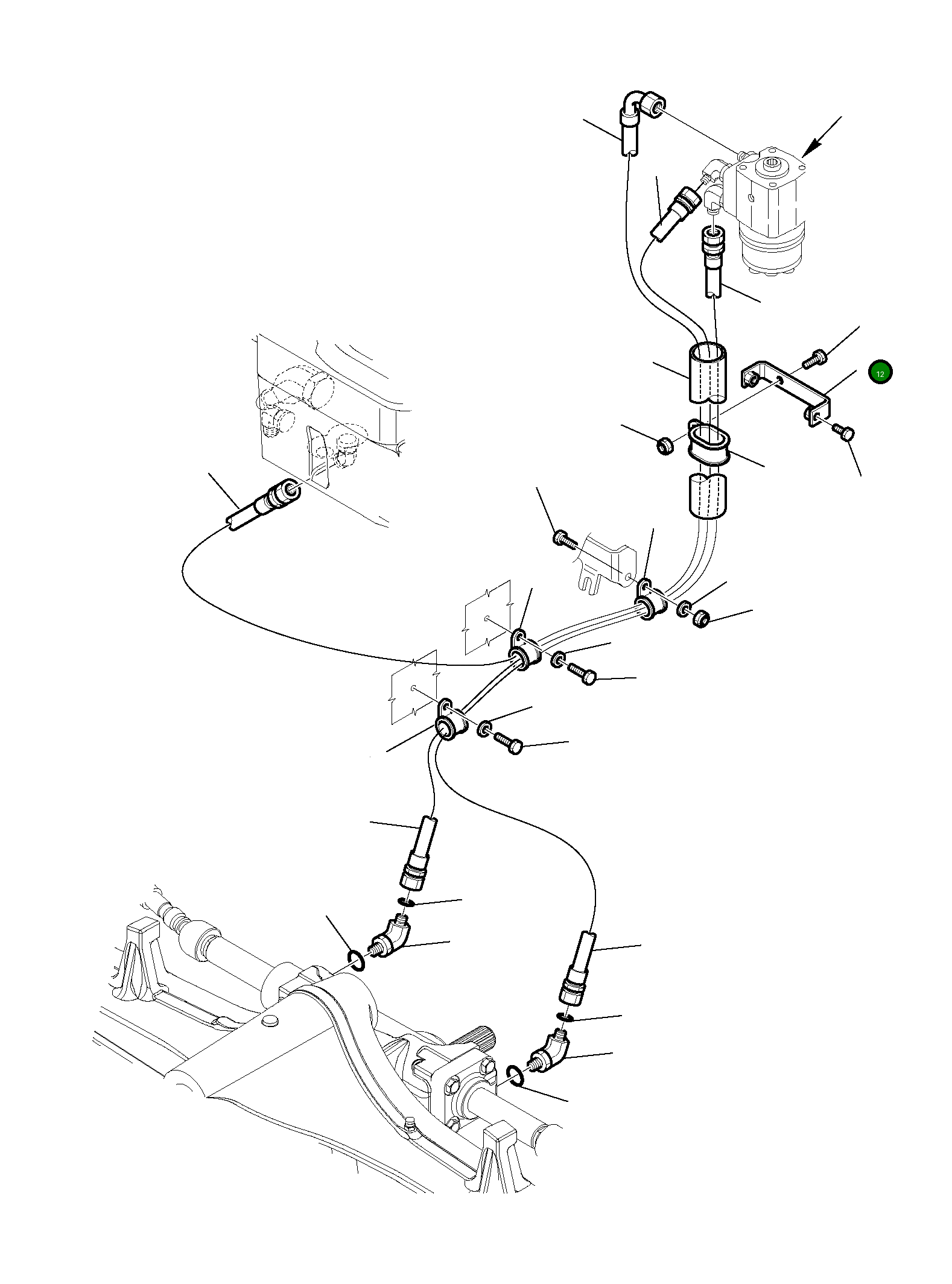 Кронштейн 42N-54-16950 Komatsu