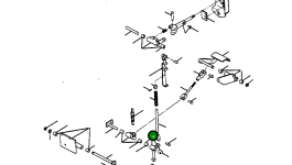 Коромысло ручного рычага в сборе 622 112 C91 Komatsu