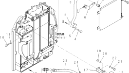 Трубка 201-62-82771 Komatsu
