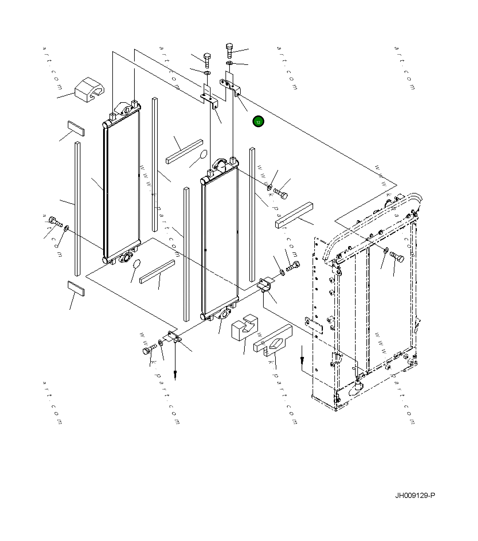 Кронштейн 2A5-03-11950 Komatsu