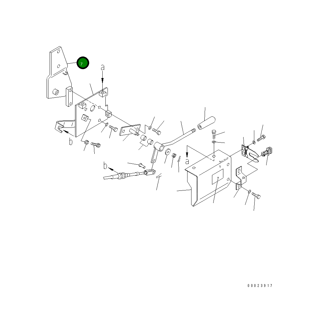 Кронштейн 12G-X54-2320 Komatsu
