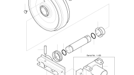 Направляющее колесо 2270-6077A Komatsu