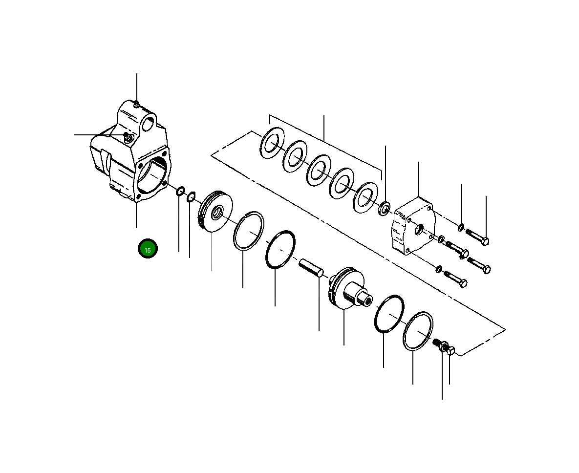 Корпус 1432 838 H1 Komatsu