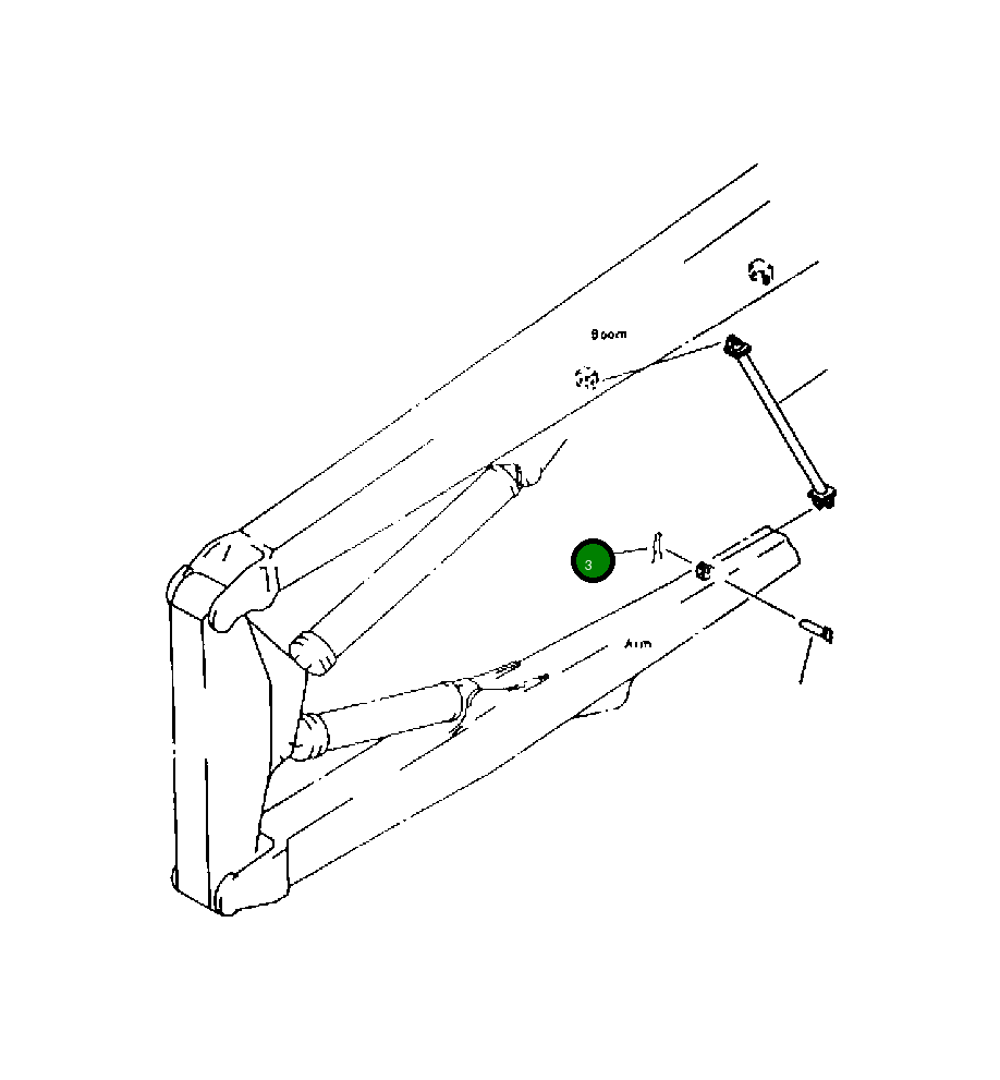 Палец 20Y-979-K250 Komatsu