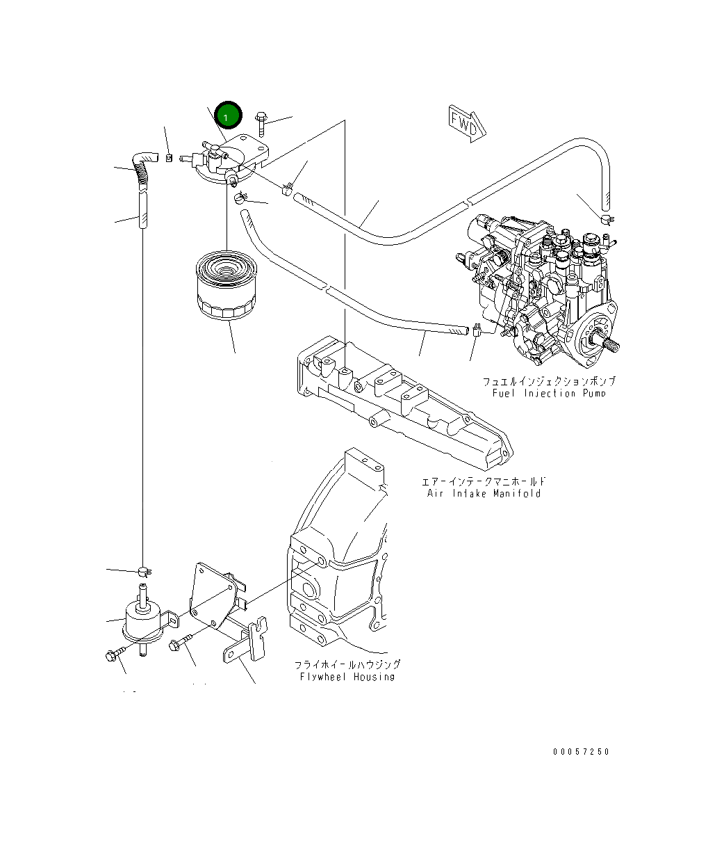 Кронштейн YM129642-55610 Komatsu