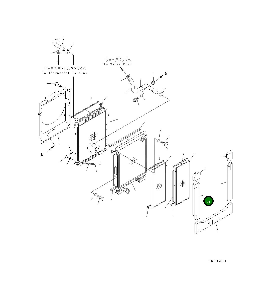 Лист 22U-03-11431 Komatsu