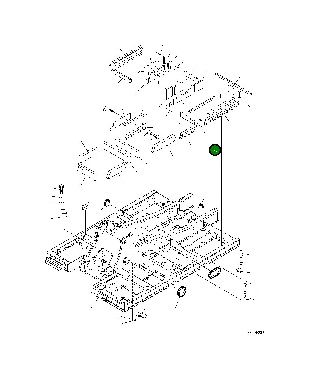 Лист 20Y-46-KB390 Komatsu