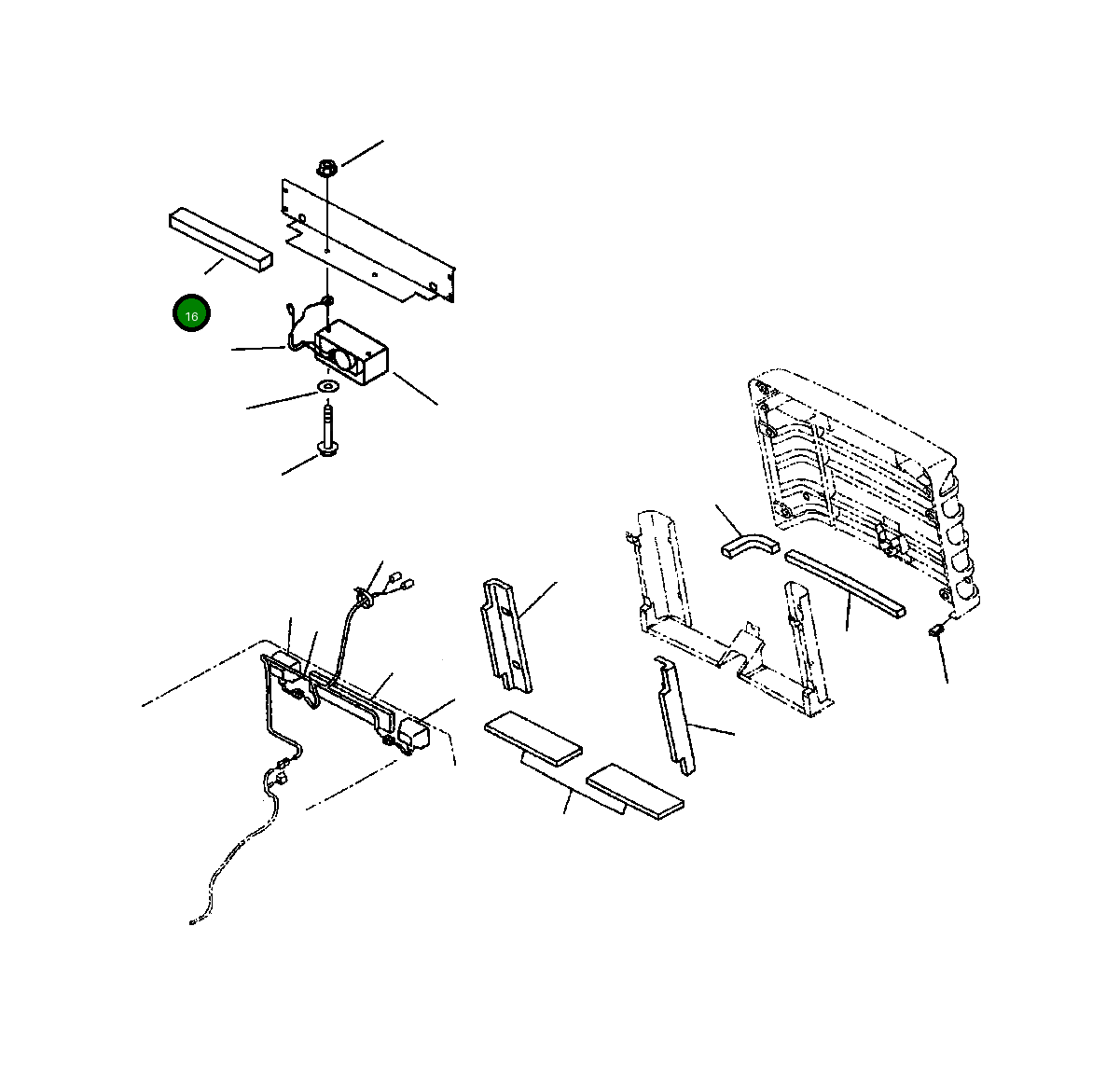 Лист 416-54-A1490 Komatsu