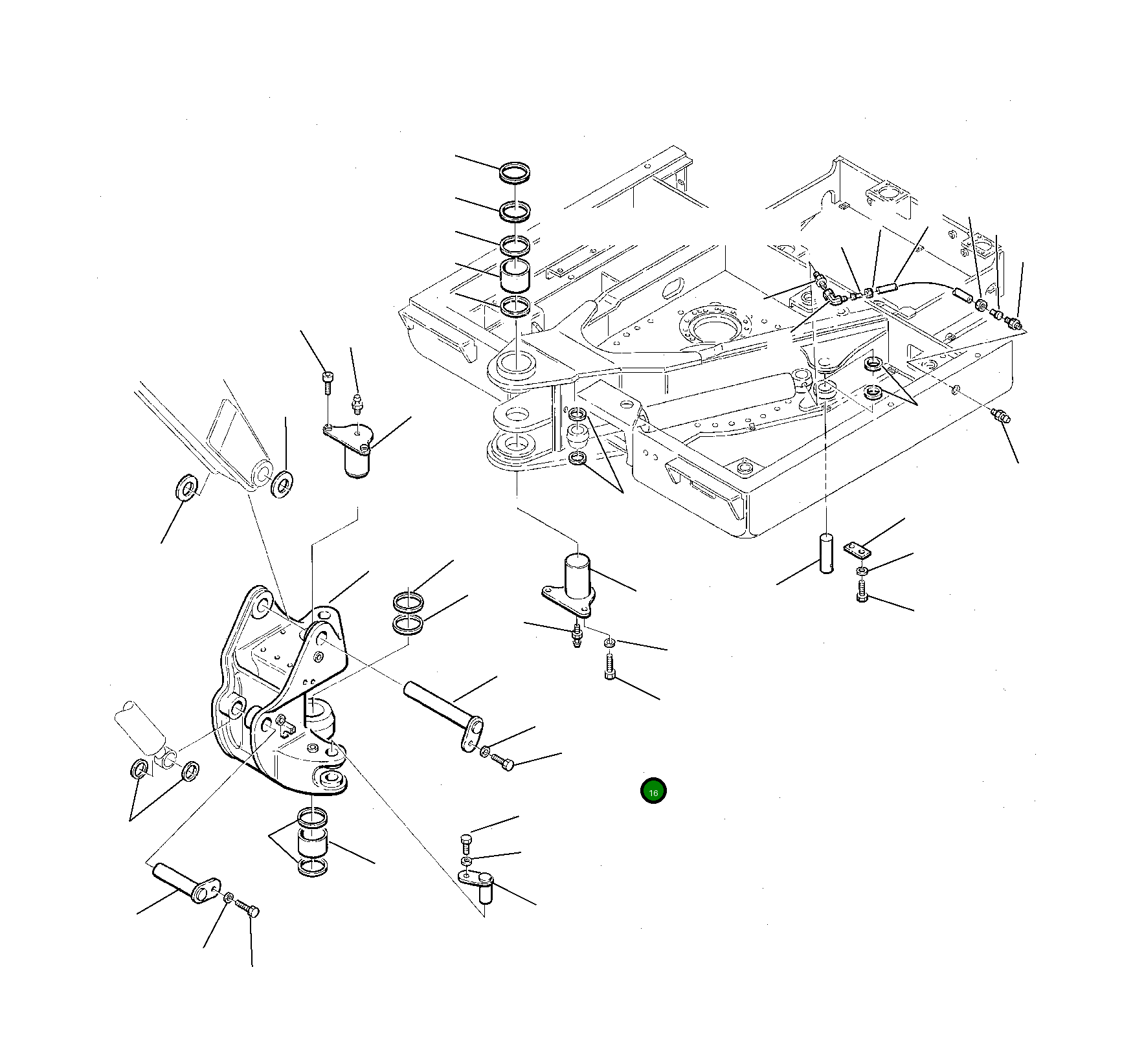 Палец 21D-70-14130 Komatsu