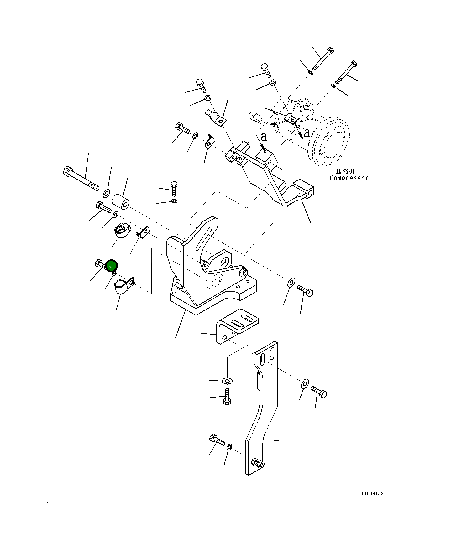 Клипса 08211-11920 Komatsu
