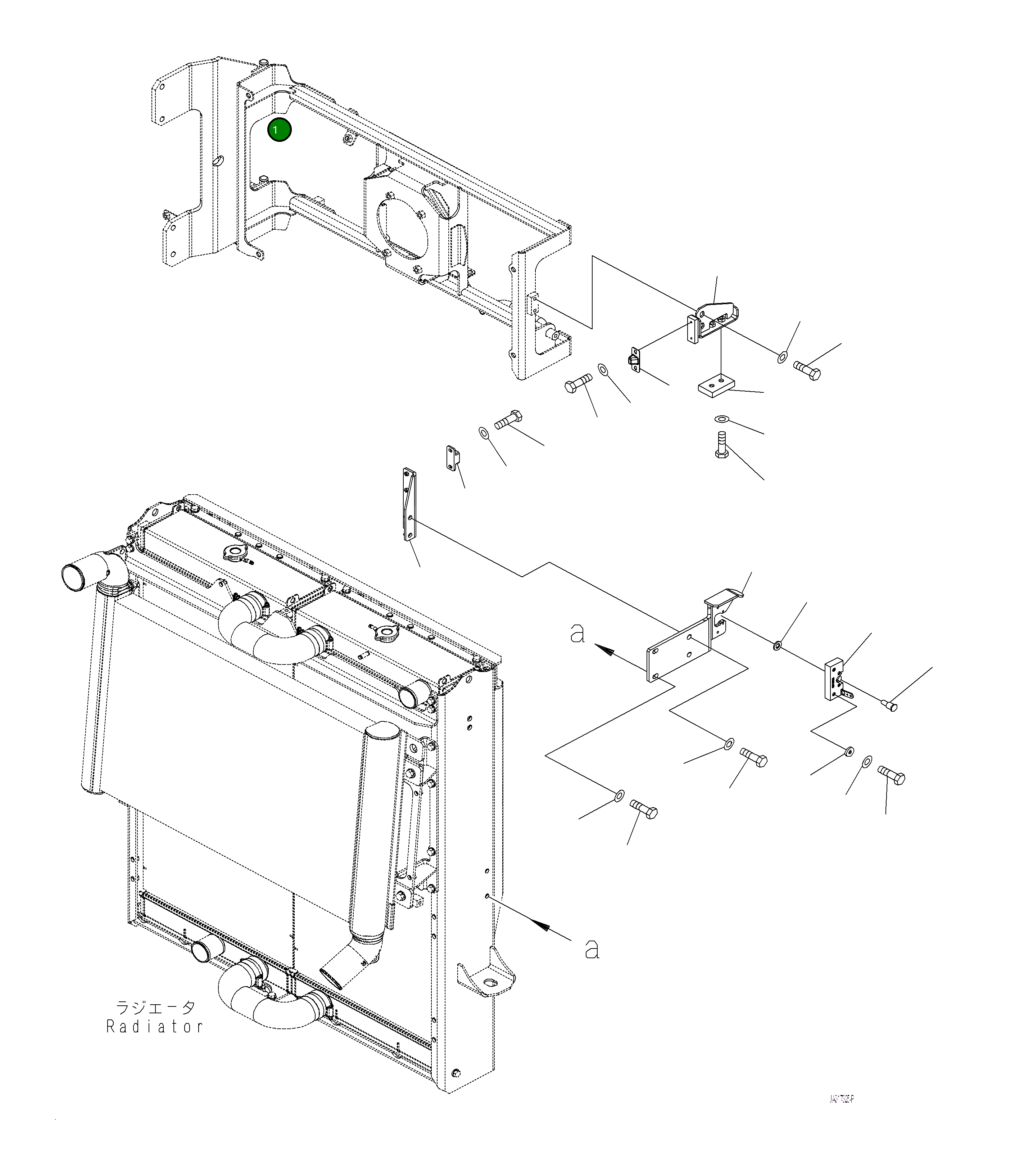 Кронштейн 421-03-52520 Komatsu