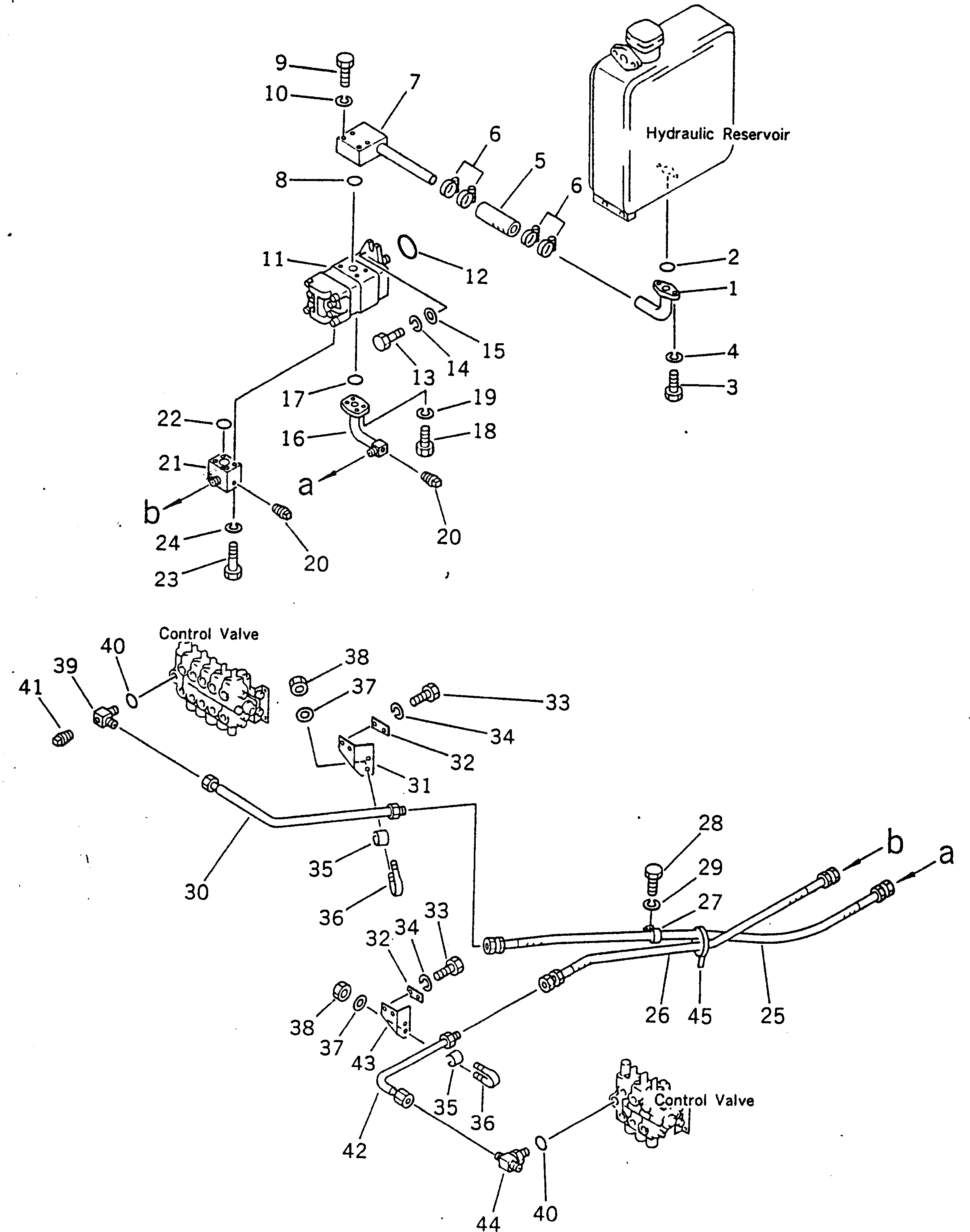 Трубка 232-60-68561 Komatsu