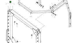 Основание рамы 2975613M92 Komatsu