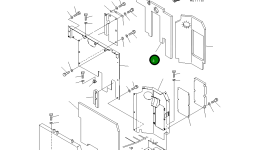 Лист 20E-54-K3051 Komatsu