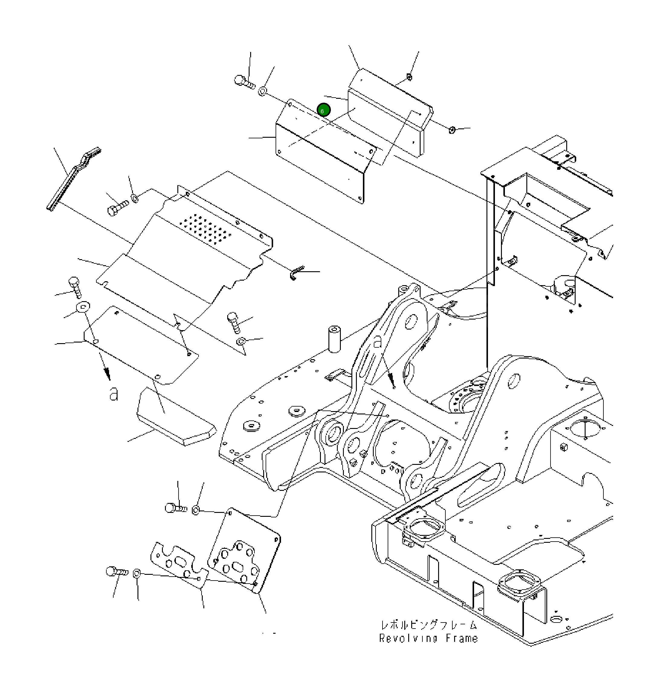 Лист 22B-54-21831 Komatsu