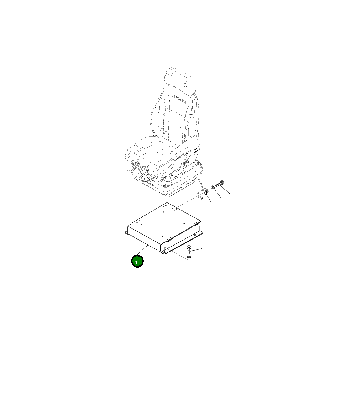 Кронштейн 423-54-52552 Komatsu