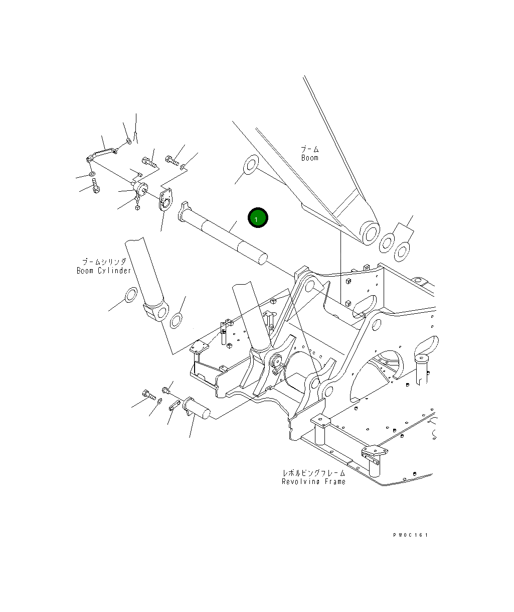 Палец 21Y-70-14112 Komatsu