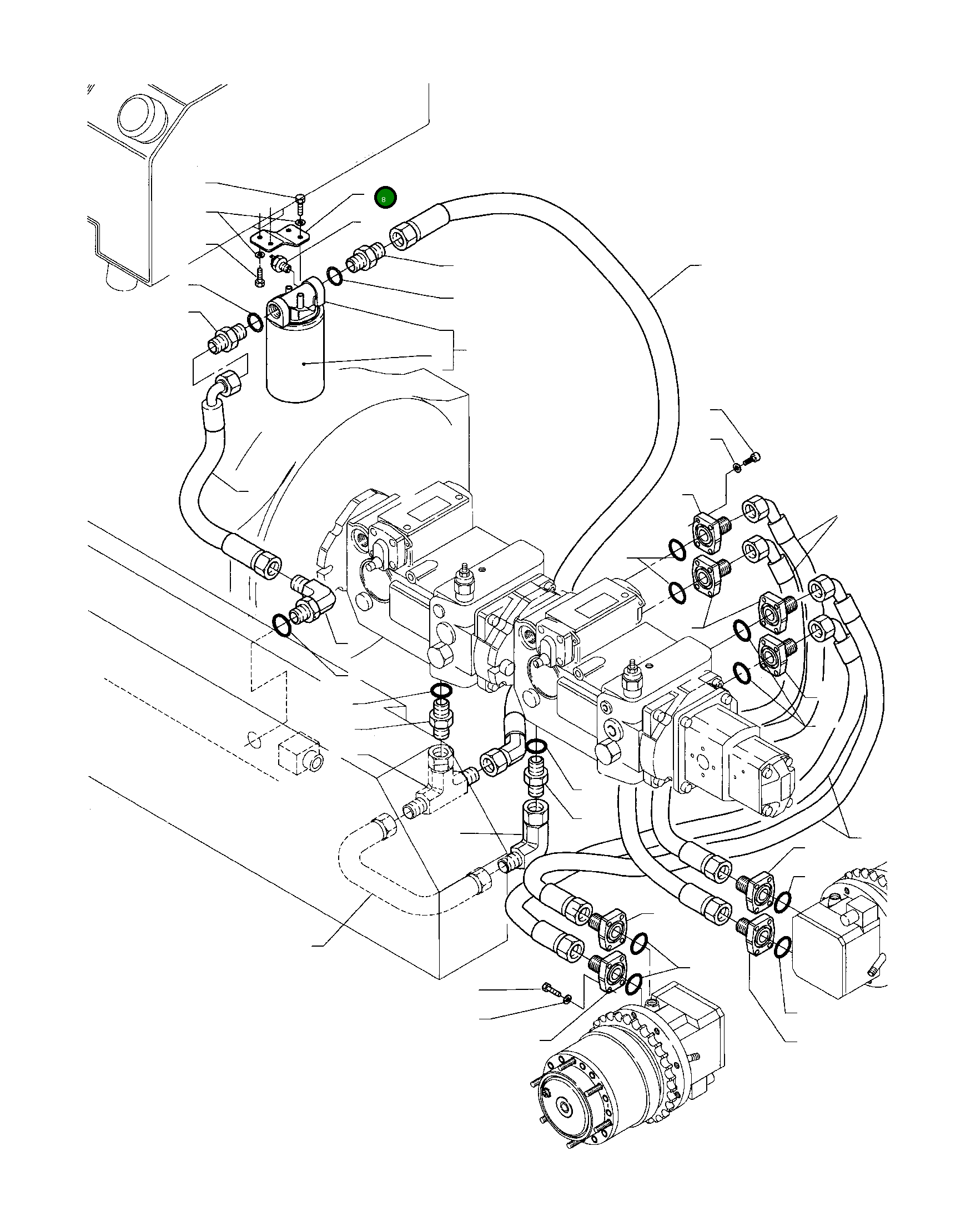 Опора 338810604 Komatsu