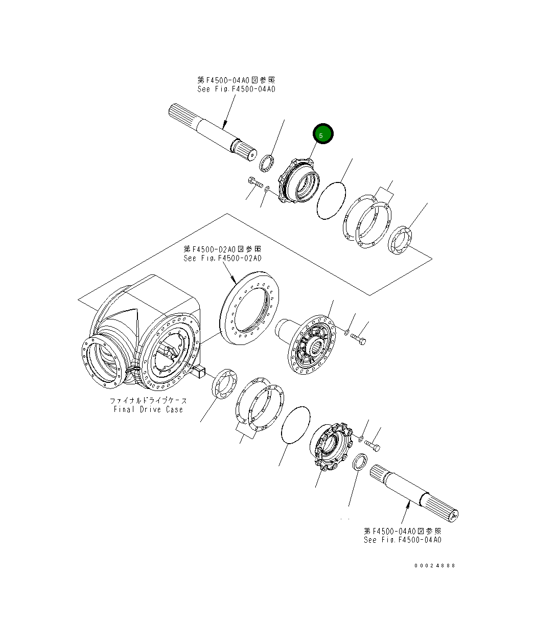 Клетка 23B-22-31391 Komatsu