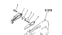 Обратный клапан YM101158-03061 Komatsu